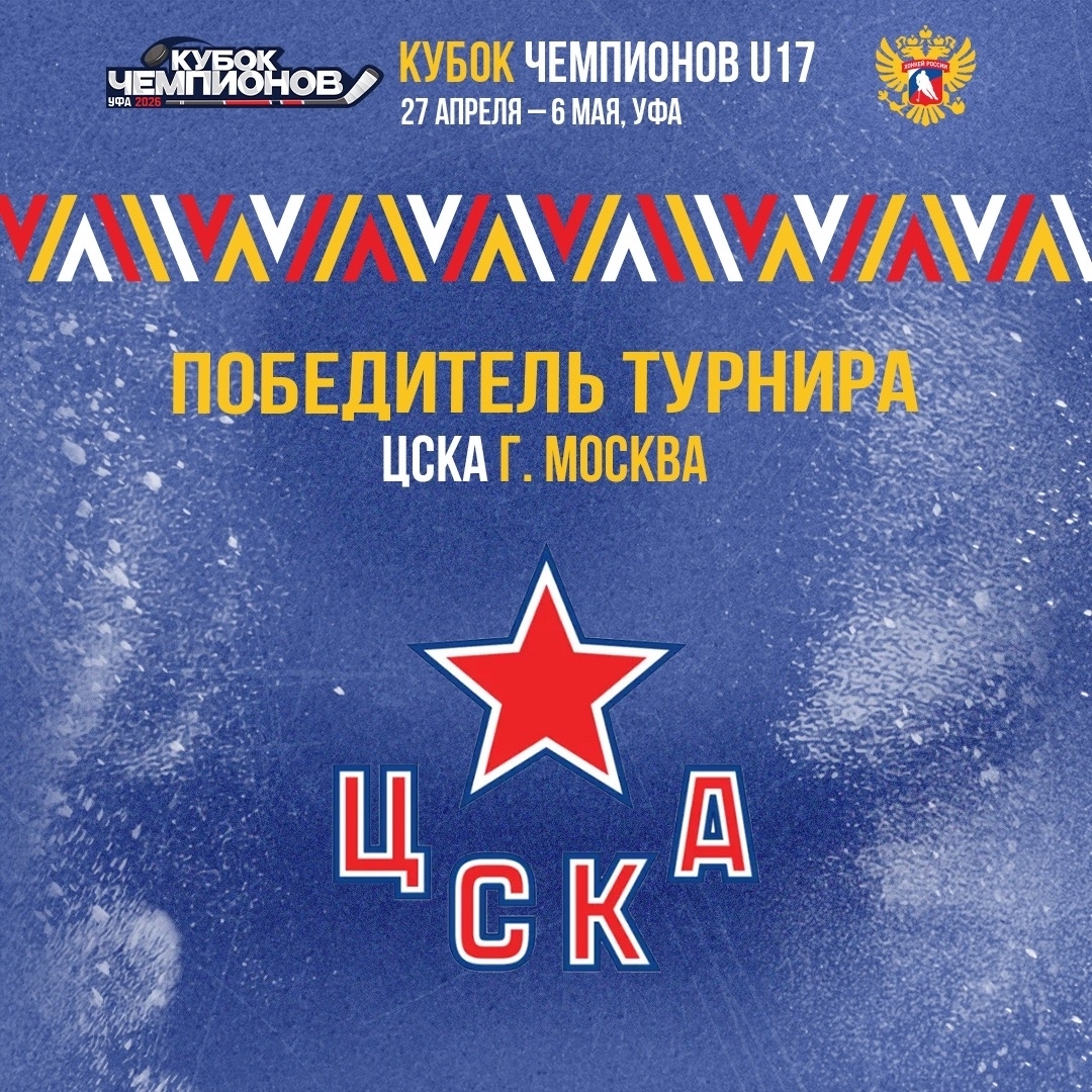 ЦСКА-2009 – победитель «Кубка чемпионов U17»