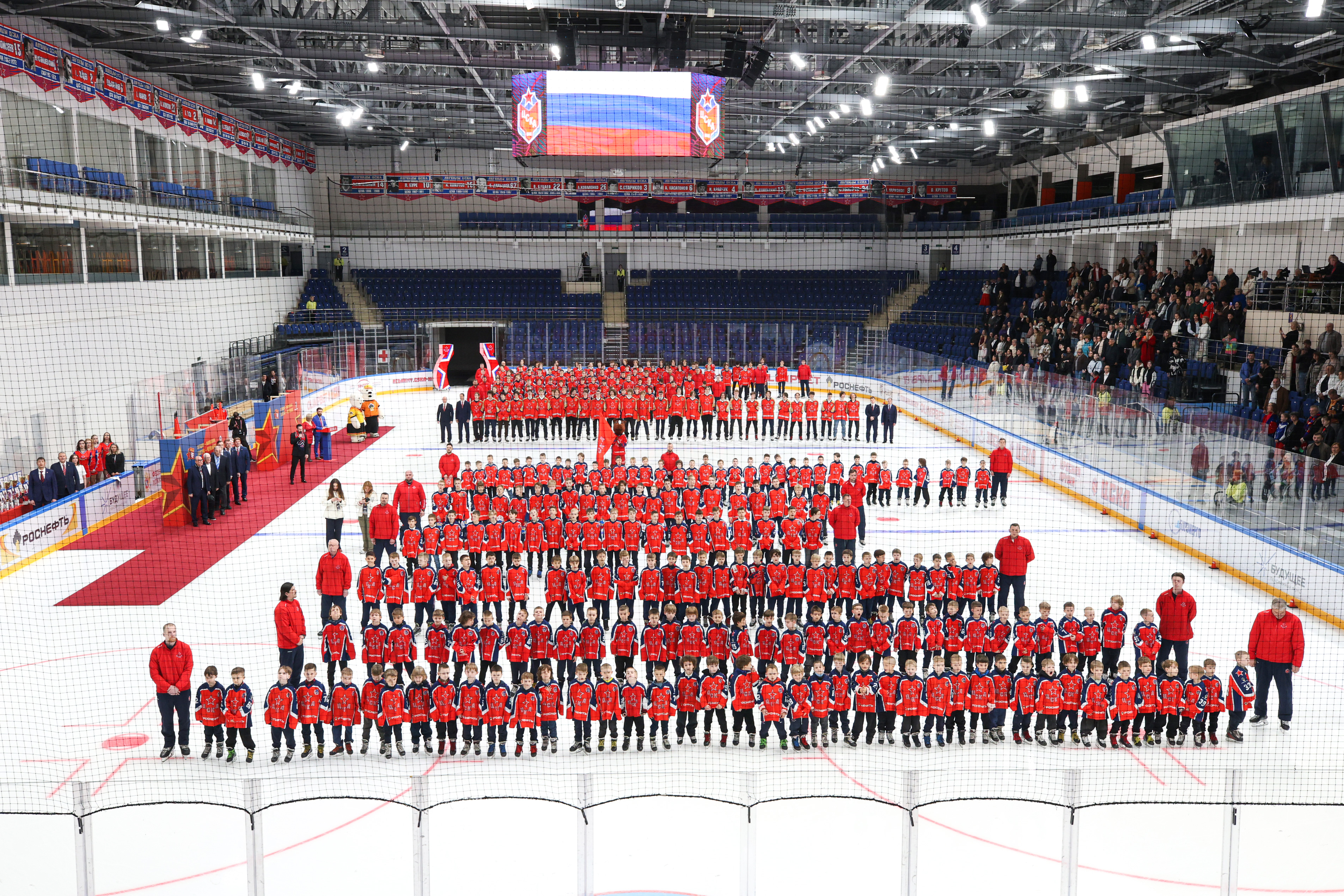 Церемония закрытия сезона в школе ЦСКА